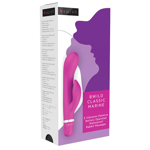 B SWISH - Bwild Classic Marine Rabbit-Vibrator Kirschrot