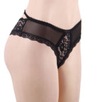 QUEEN LINGERIE – Höschen aus Blumenspitze