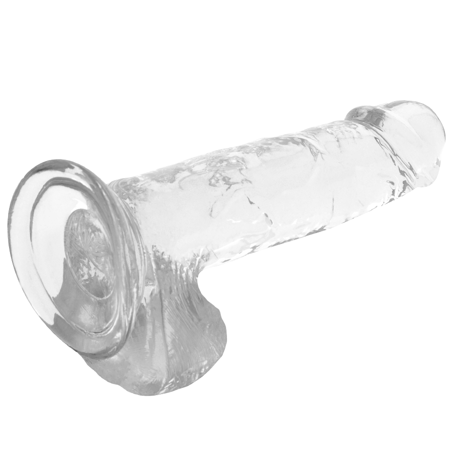X RAY - Durchsichtiger Dildo mit Eiern 20 cm -Ø- 4.5 cm
