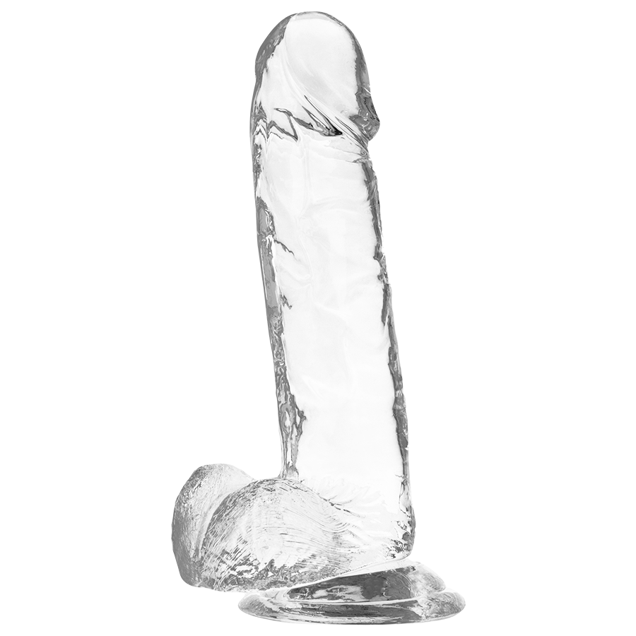 X RAY - Durchsichtiger Dildo mit Eiern 20 cm -Ø- 4.5 cm