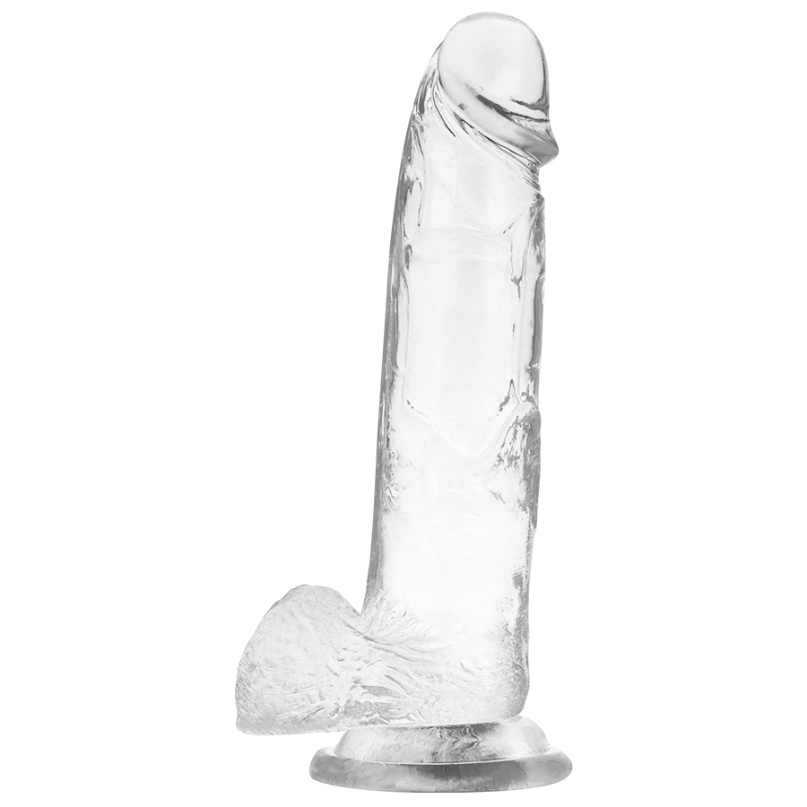 X RAY - Durchsichtiger Dildo mit Eiern 22 cm -Ø- 4.6 cm