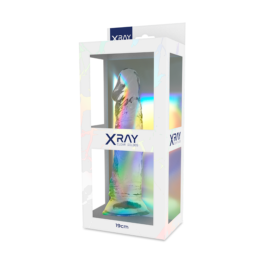 X RAY - Durchsichtiger Dildo 19 cm -Ø- 4 cm