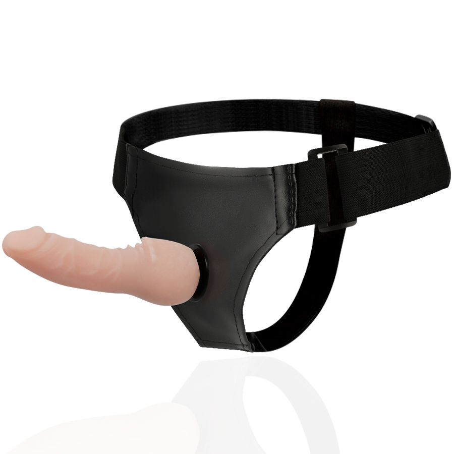 HARNESS ATTRACTION - James Strap-on-Geschirr mit Dildo, 16 cm, Ø 3,3 cm