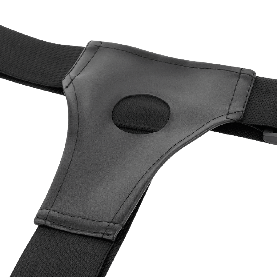 HARNESS ATTRACTION - Strap-on-Geschirr mit Hohlvibrator, 15 cm, Ø 5 cm