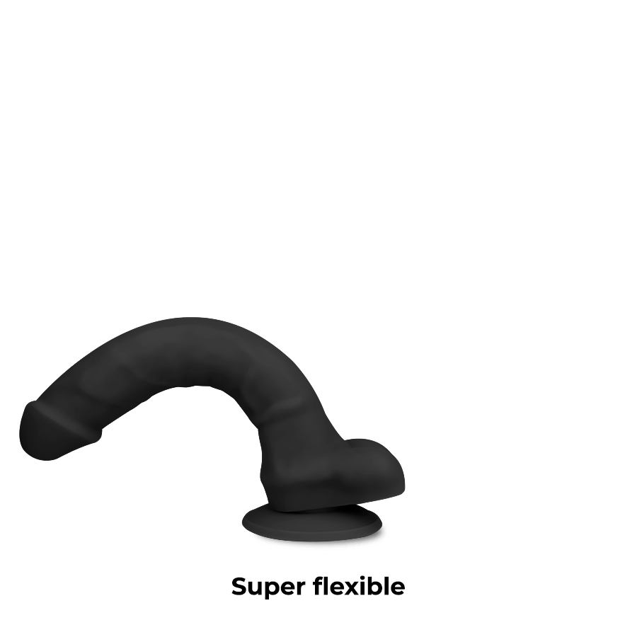 Cock Miller - Silikon Dichte Cocksil Artikulierbar Schwarz 13 cm