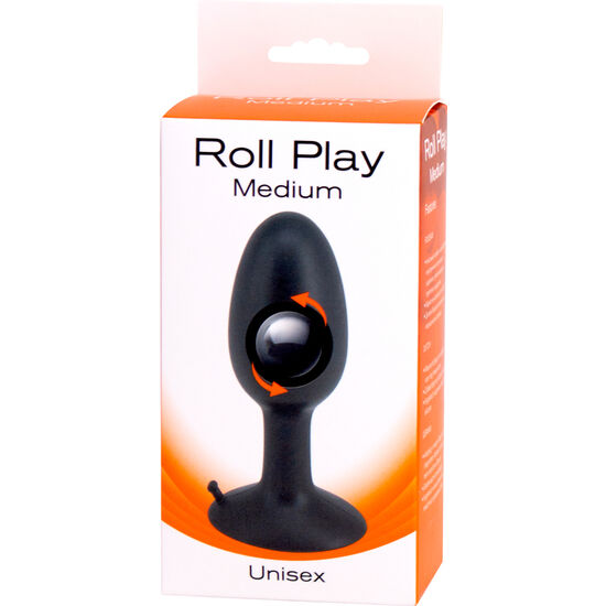 SEVEN CREATIONS - Roll Play Silikon-Analplug Mittel