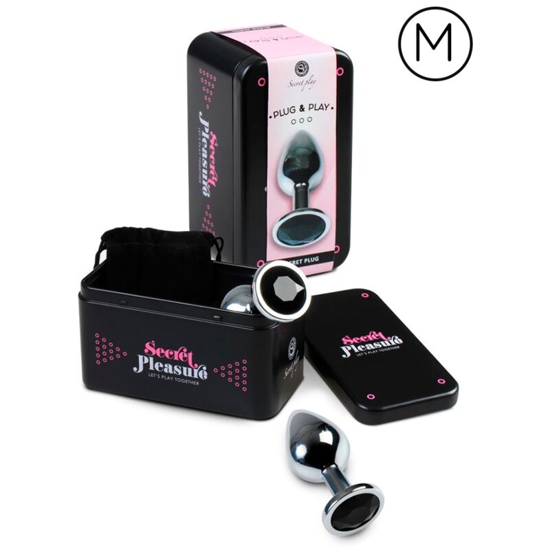 SECRETPLAY - Analplug Schwarz M