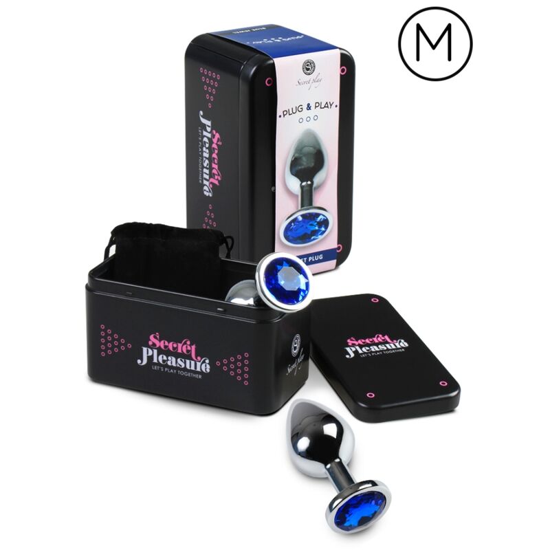 SECRETPLAY - Analplug Blau M