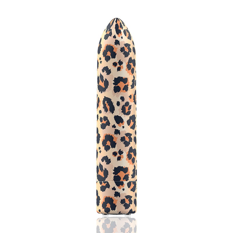 CUSTOM BULLETS - Leopard wiederaufladbarer Bullet-Vibrator mit 10 Intensitätsstufen