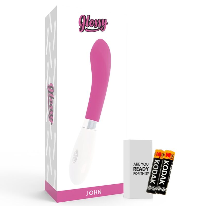 GLOSSY - John Vibrator Rosa