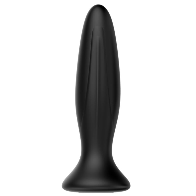 MR PLAY - Wiederaufladbarer vibrierender Analplug Schwarz