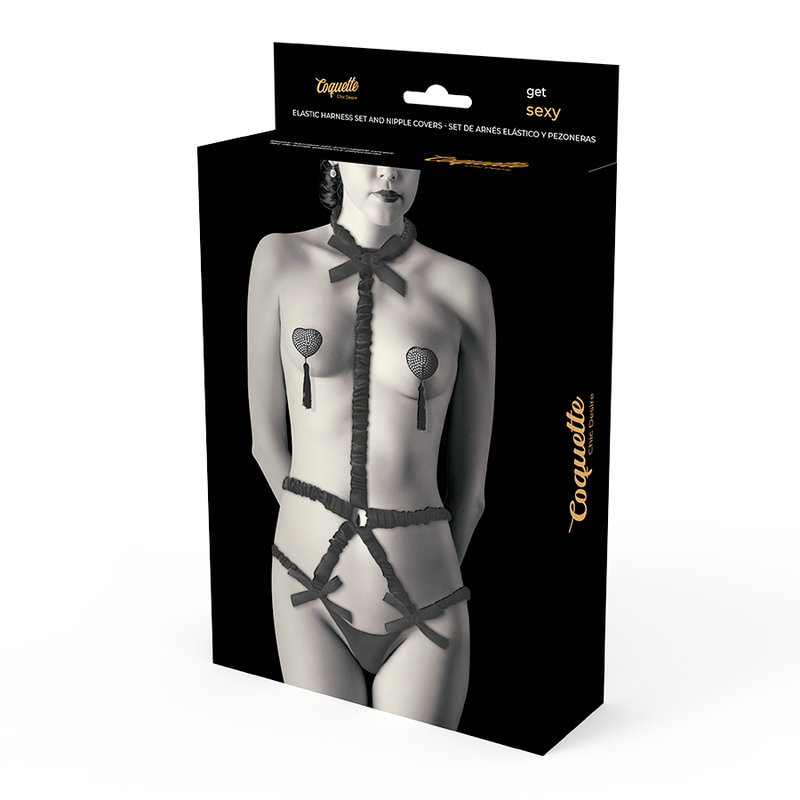 COQUETTE CHIC DESIRE Dessous Set mit Deluxe Nippelabdeckungen