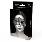 COQUETTE CHIC DESIRE – Breite schwarze Spitzenmaske