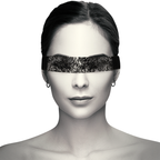 COQUETTE CHIC DESIRE – Schwarze Spitzen Maske mit Band