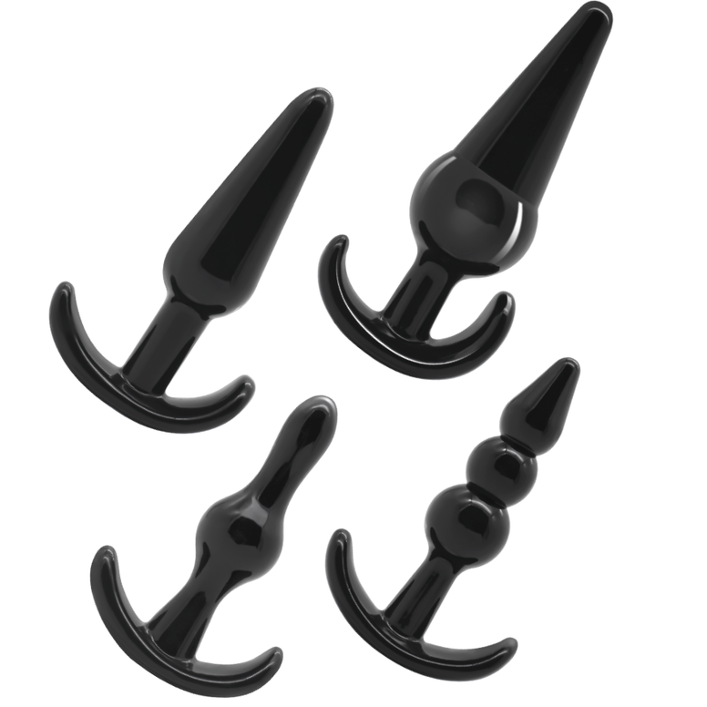ADDICTED TOYS - Analplug-Set, 4 Stück