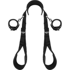 FETISH SUBMISSIVE - POSITION MIT OFFENEN BEINEN UND HANDSCHELLEN MIT NOPRENE-FUTTER