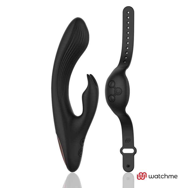 ANNE'S DESIRE - WatchMe Rabbit-Vibrator mit Fernbedienung Schwarz