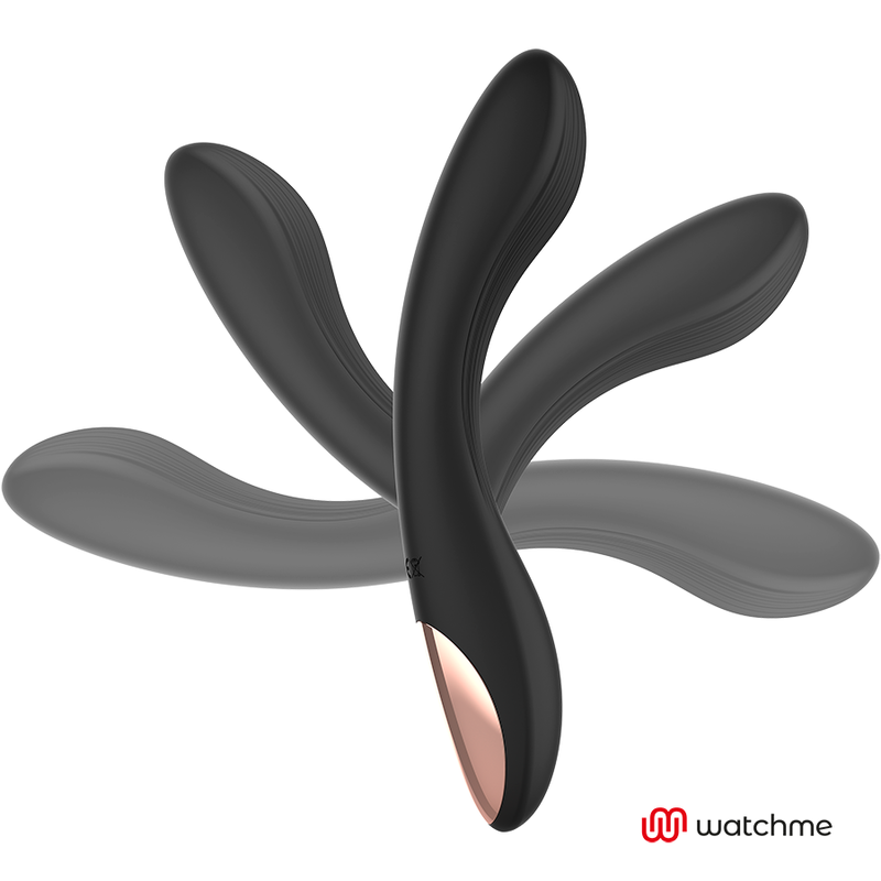 ANNE'S DESIRE - WatchMe Curve-Vibrator mit Fernbedienung Schwarz/Gold