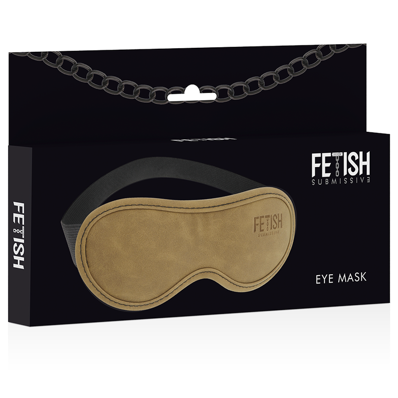 FETISH SUBMISSIVE – Kunstleder Maske mit Neoprenfutter