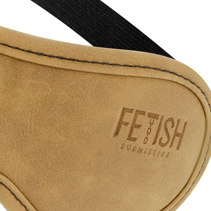 FETISH SUBMISSIVE – Kunstleder Maske mit Neoprenfutter