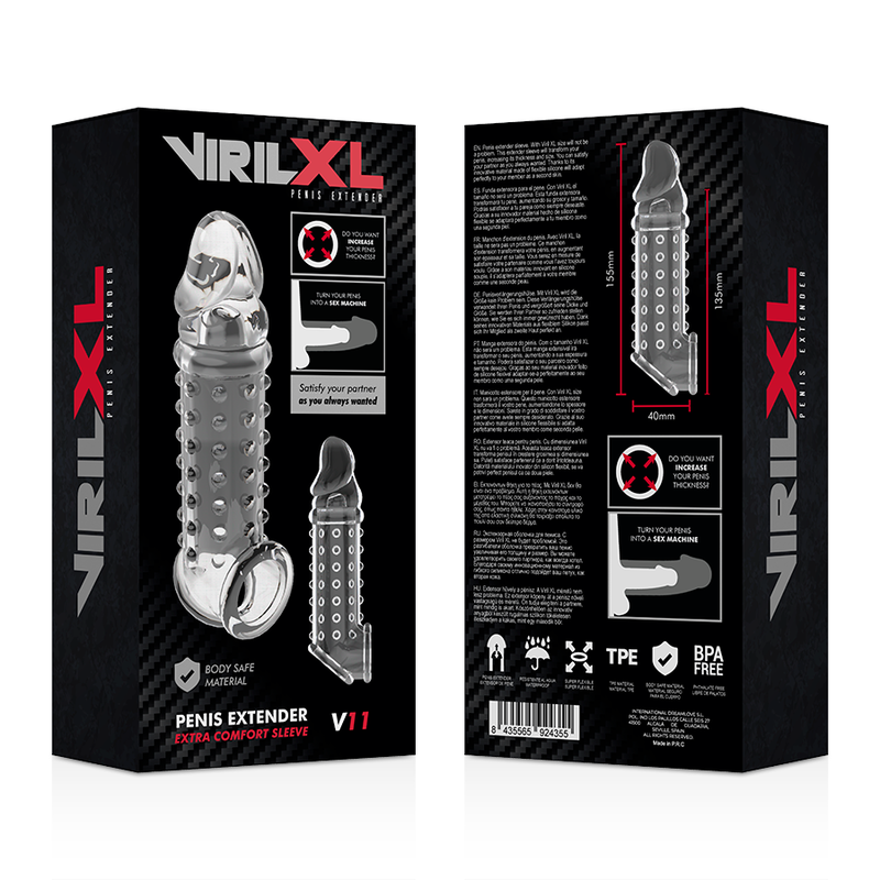 VirilXL – Penisverlängerung und Hülle V11 transparent