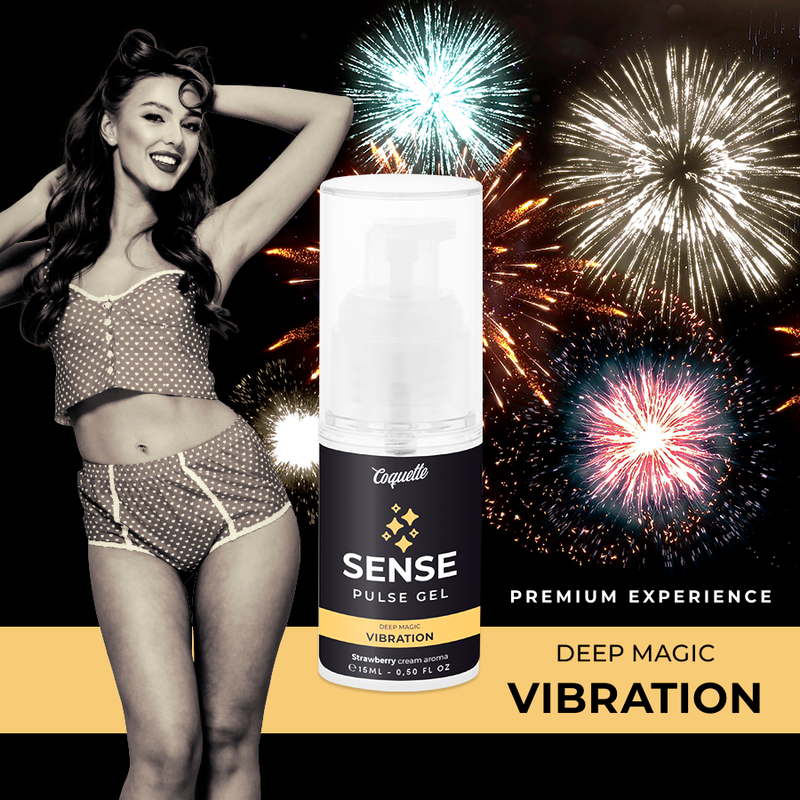 COQUETTE CHIC DESIRE - Pulse Erdbeer-Vibrationsgel, 15 ml