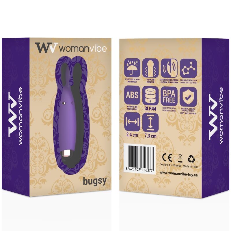 WOMANVIBE - Bugsy Silicone Stimulator kompakt
