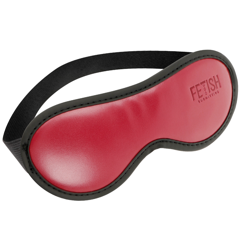 FETISH SUBMISSIVE – Kunstleder Maske mit Neoprenfutter