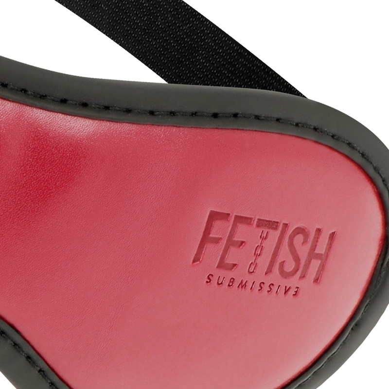 FETISH SUBMISSIVE – Kunstleder Maske mit Neoprenfutter