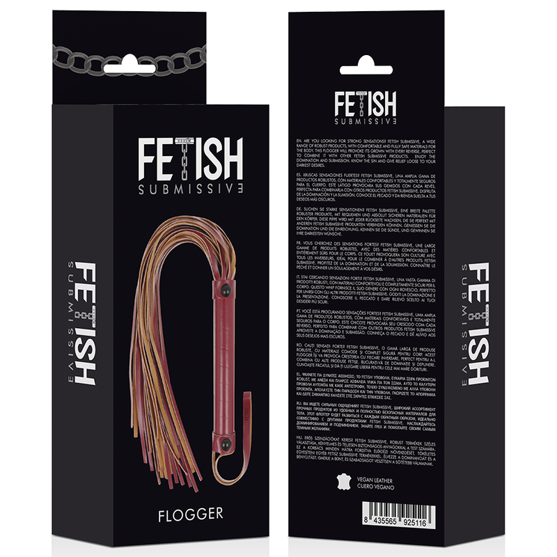 FETISH SUBMISSIVE DARK ROOM – Peitsche aus Kunstleder