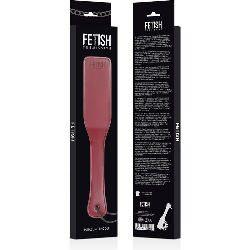 FETISH SUBMISSIVE DARK ROOM – Paddel aus Kunstleder