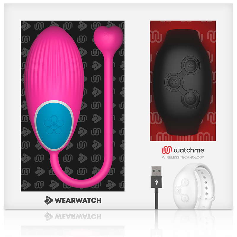 WEARWATCH - WatchMe Technologie Fernbedienung Egg Fuchsia Jet diskret