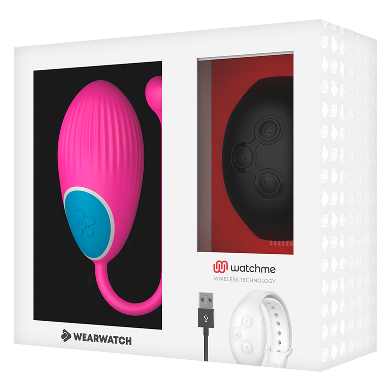 WEARWATCH - WatchMe Technologie Fernbedienung Egg Fuchsia Jet diskret