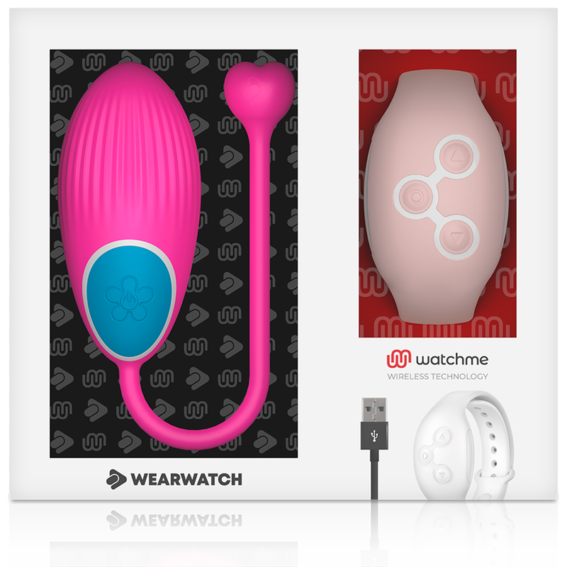 WEARWATCH - WatchMe Technologie Fernbedienung Ei Fuchsia Rosa diskret