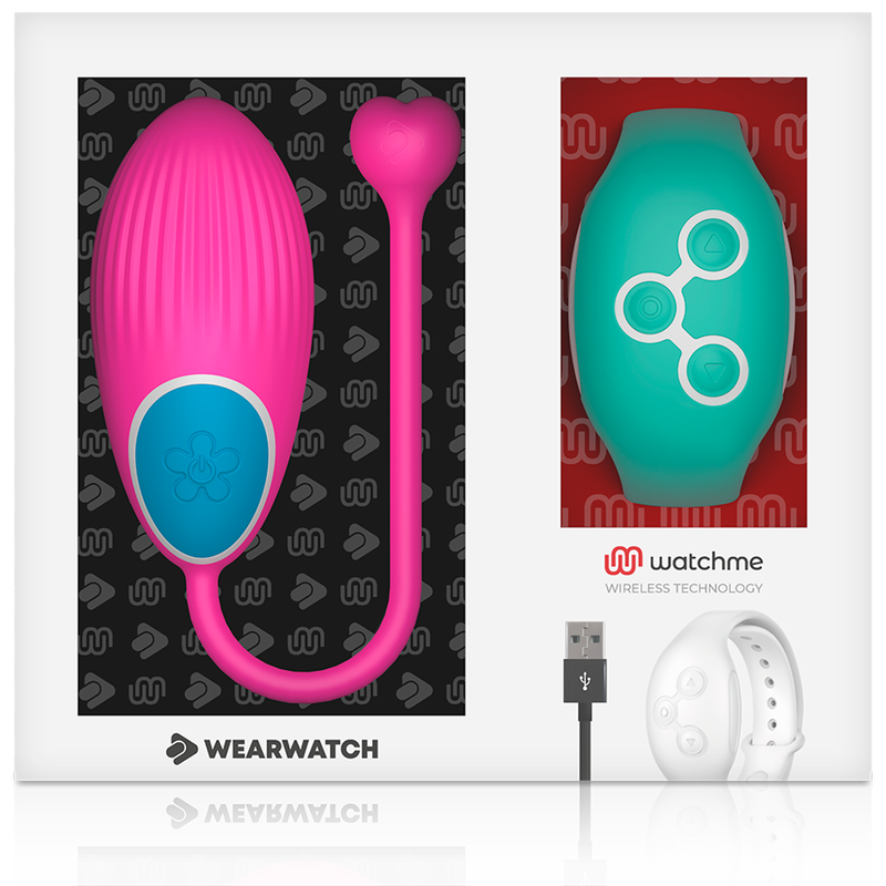 WEARWATCH - WatchMe Technologie Fernbedienung Ei Meerwasser Rosa diskret