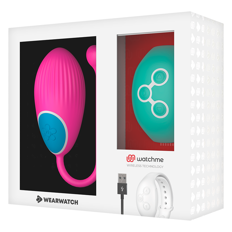 WEARWATCH - WatchMe Technologie Fernbedienung Ei Meerwasser Rosa diskret