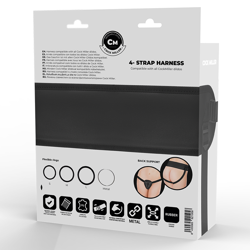 Cock Miller - Verstellbarer Gurt mit Ringen
