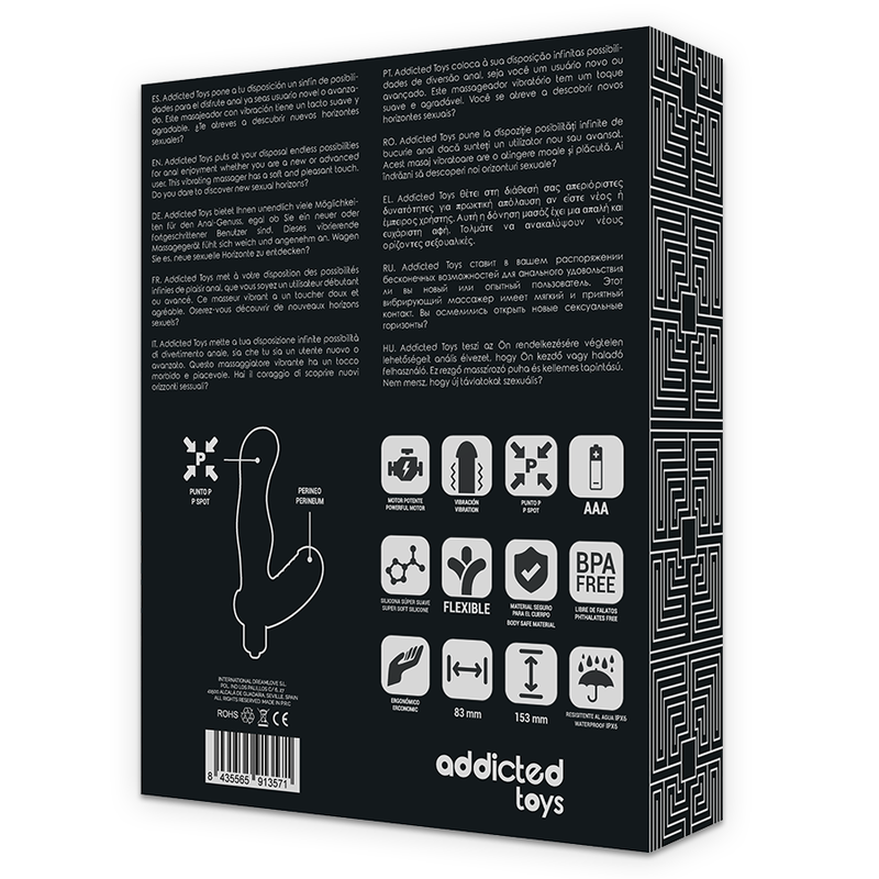 ADDICTED TOYS - P-Spot Vibe Silikon-Prostatastimulator